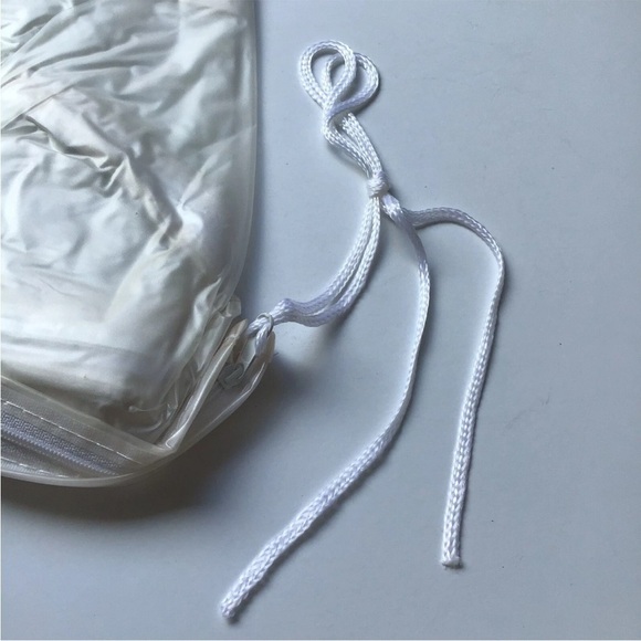 Outdoor Patio Umbrella Rain Cover NEW Waterproof Zips Luxe Vinyl 15”x75” Vintage - Picture 6 of 11